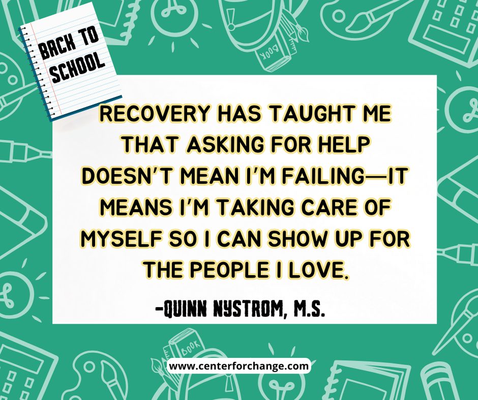 Taking Care of Myself in Recovery as My Kids Go Back to School