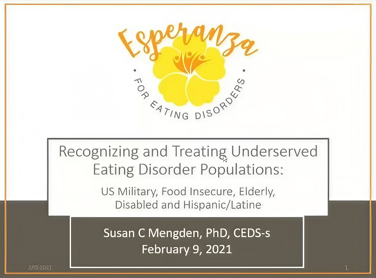 Recognizing and Treating Underserved Eating Disorder Populations