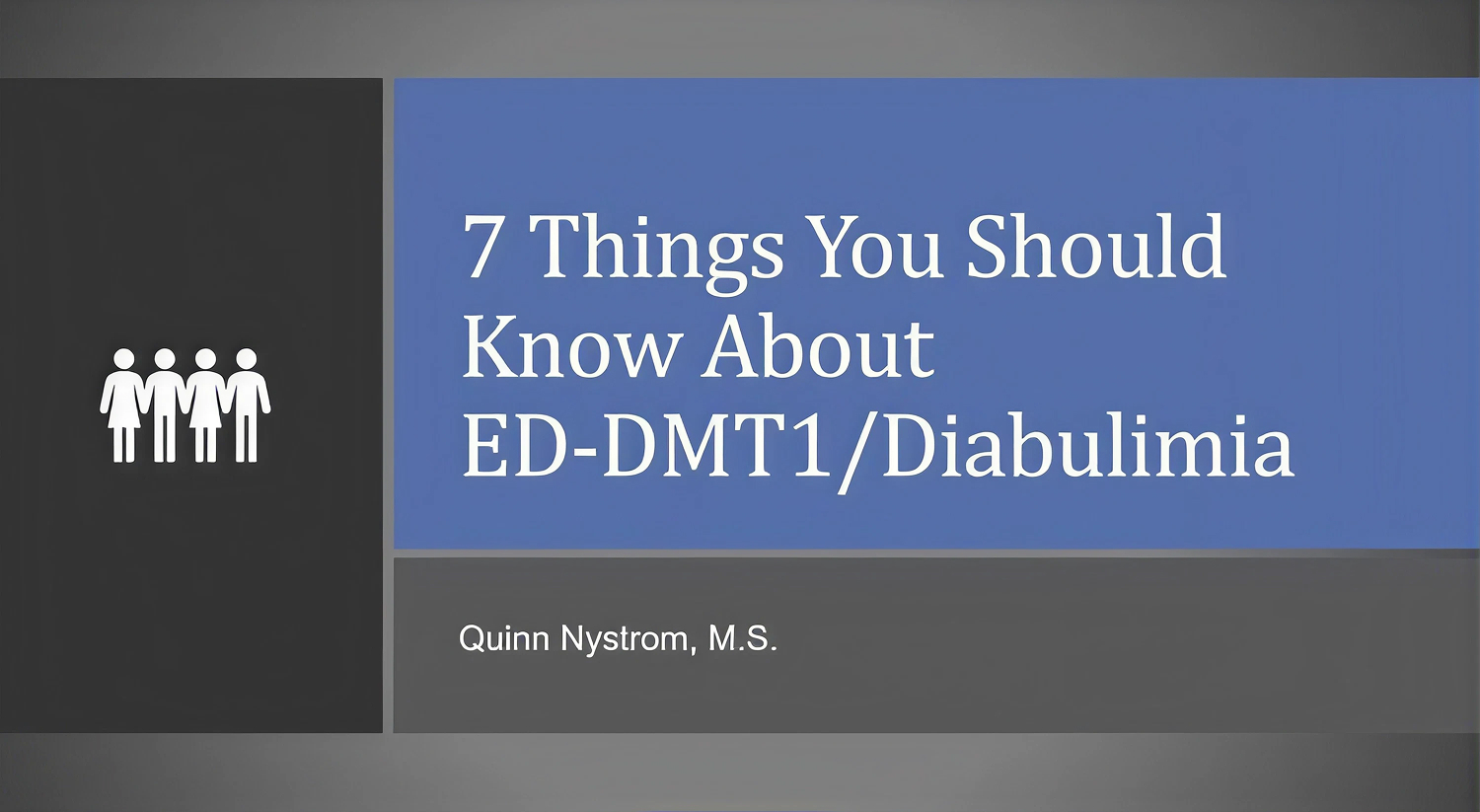 The 7 Things You Need to Know About Diabulimia/ED DMT1