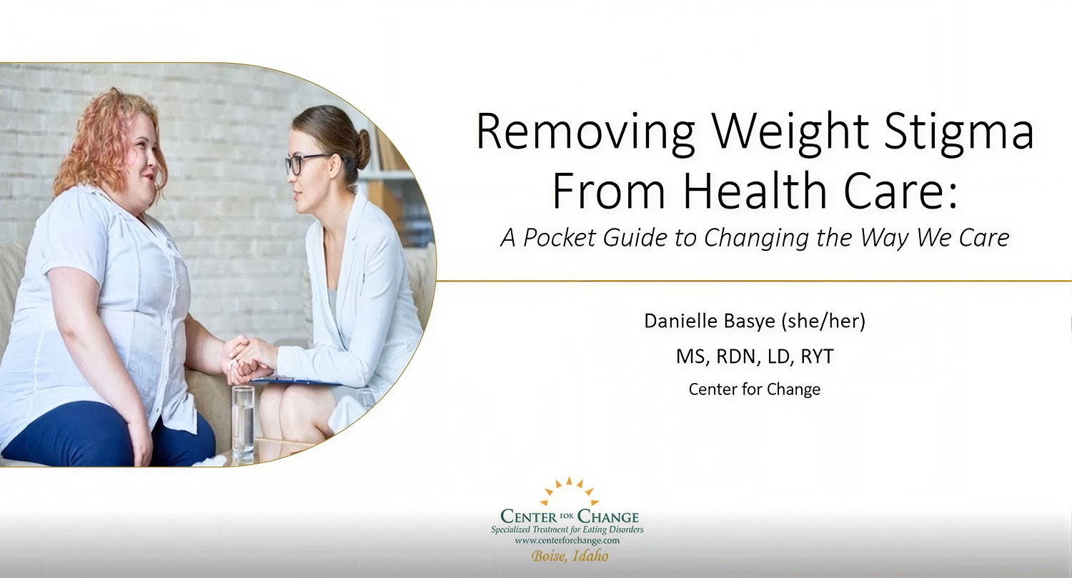 Removing Weight Stigma From Health Care: A Pocket Guide to Changing the Way We Care