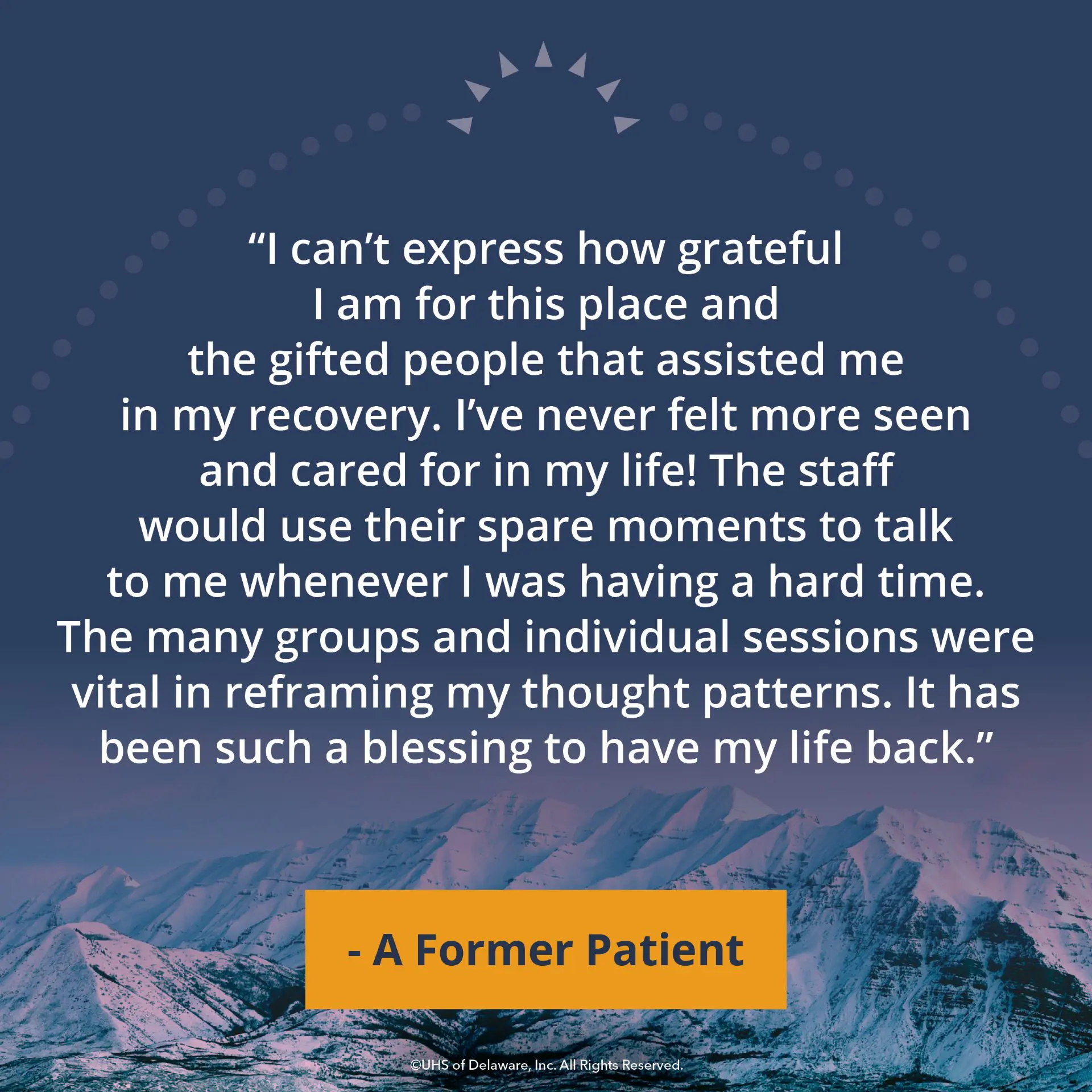 testimonial-2 Center for Change - Recovery testimonial